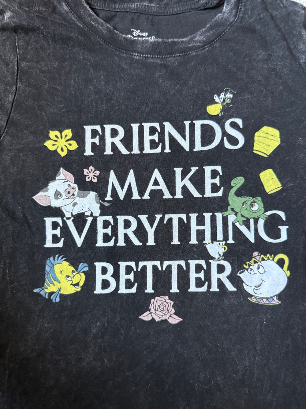 Disney Black Friends Make Everything Better Tee Flounder Pua Chip Pascal kids L - Picture 3 of 5